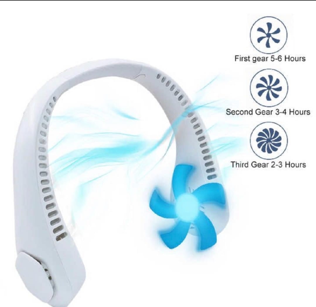 Portable Neck Fan Electric Wireless Fan