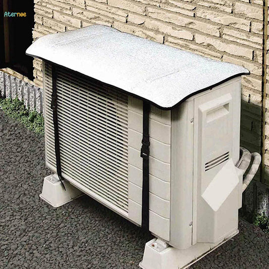 AC Outdoor Unit Protector Aluminium Cover With Straps