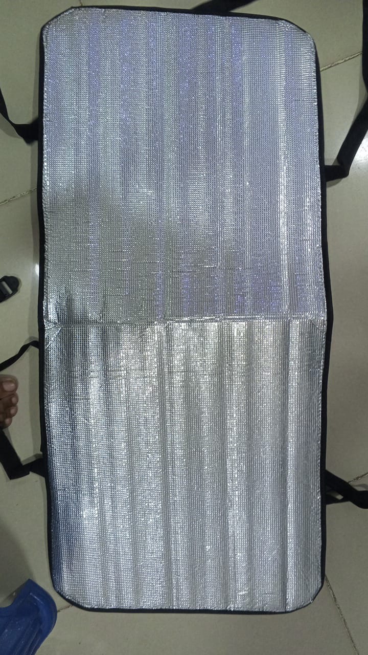 AC Outdoor Unit Protector Aluminium Cover With Straps